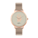 Relógio Life Mascote Couro Rosé