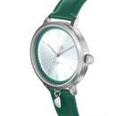 Relógio Life Lovely Couro e Aço Verde
