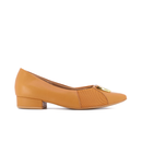 Scarpin Couro  Bico Fino