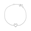 Kit Anel + Pulseira Life Cupido Coração em Prata 925