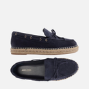 Mocassim Acamurçado Palha Laço