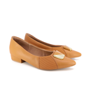 Scarpin Couro  Bico Fino